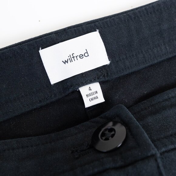 Aritzia Wilfred Charm Skirt Black High Waisted A Line Midi/ Maxi - Picture 7 of 11